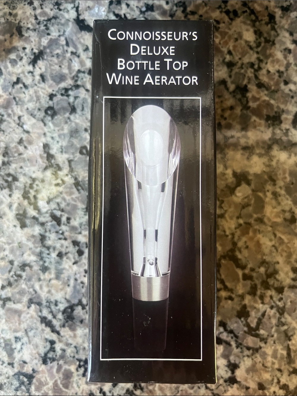 Connoisseur's Deluxe Bottle Top Wine Aerator